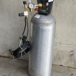 Extoic CO2 Regulator Flow Valve & Carbon Dioxide Solenoid Emitter Controller Kit And CO2 Fill Tank 