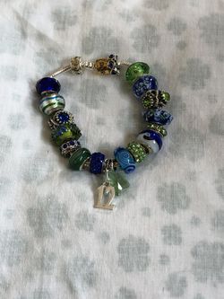 Handmade pandora style bracelet