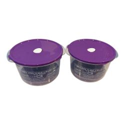 Purple Microwave Popcorn Containers, Set of 2