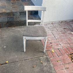 White Wooden Chair