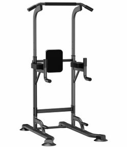 Adjustable Power Tower for Home Gym - Multifunctional Pull-Up & Dip Station for Strength Training
