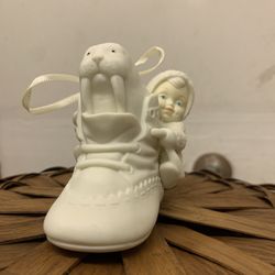 Snowbabies “Walrus In Shoe” Winter Celebration 