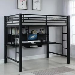 Full Size Metal Loft Bed
