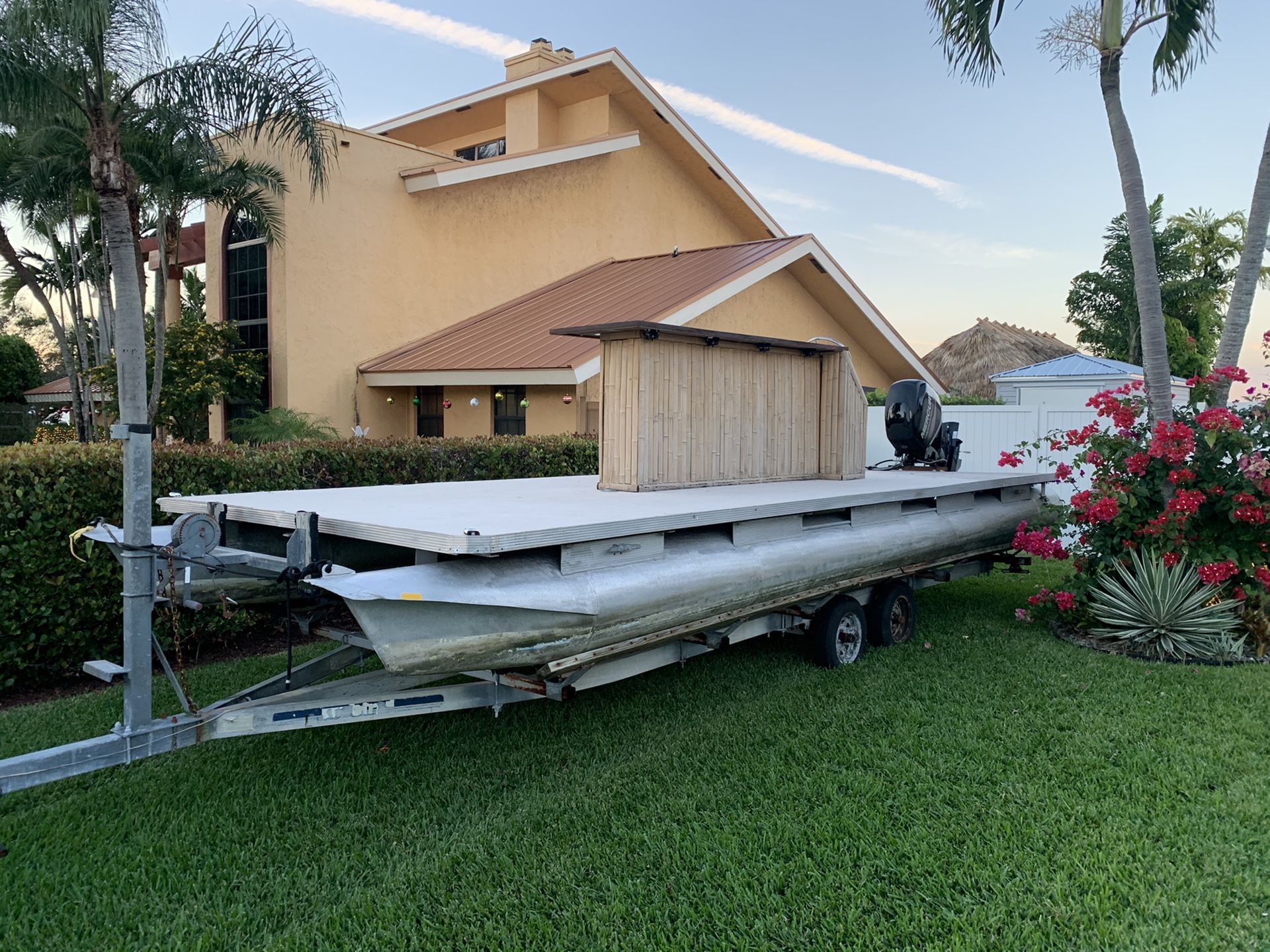 Tiki Pontoon Party Boat for Sale in Delray Beach, FL OfferUp