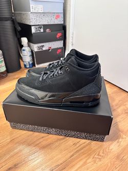 Jordan 3 black cat 🐈‍⬛ size 13 with receipt. Meet up only.