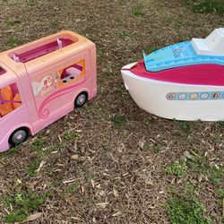 Barbie Yacht And Camper