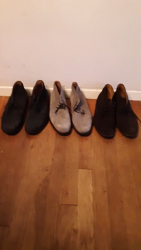 Mens Boot Shoes Sz 10.5 Grey/Brown/ Smoke Black