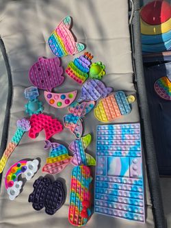 Pop it toys. Sensory.