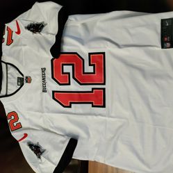 Tampa Bay Jerseys, Brady Number 12 Have Red And A White One 2X Each