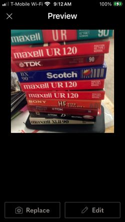 Mixed assortment of brand new audio cassettes