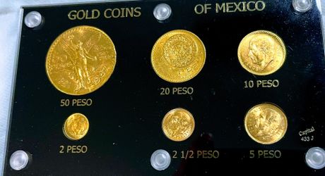 México Gold coins