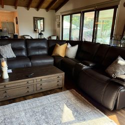 Large Power Reclining Sofa Sectional