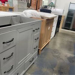 $295 For All 36” Solid Wood Frame Bathroom Vanity w/ Sink Storage Cabinet W/ Drawers