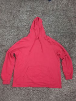 Men's Red Pullover Hoodie, Size XXL
