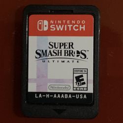 Super Smash Bros Ultimate Nintendo Switch Game (No box)