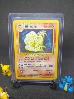 Pokemon 1999 holo Ninetales base set lp