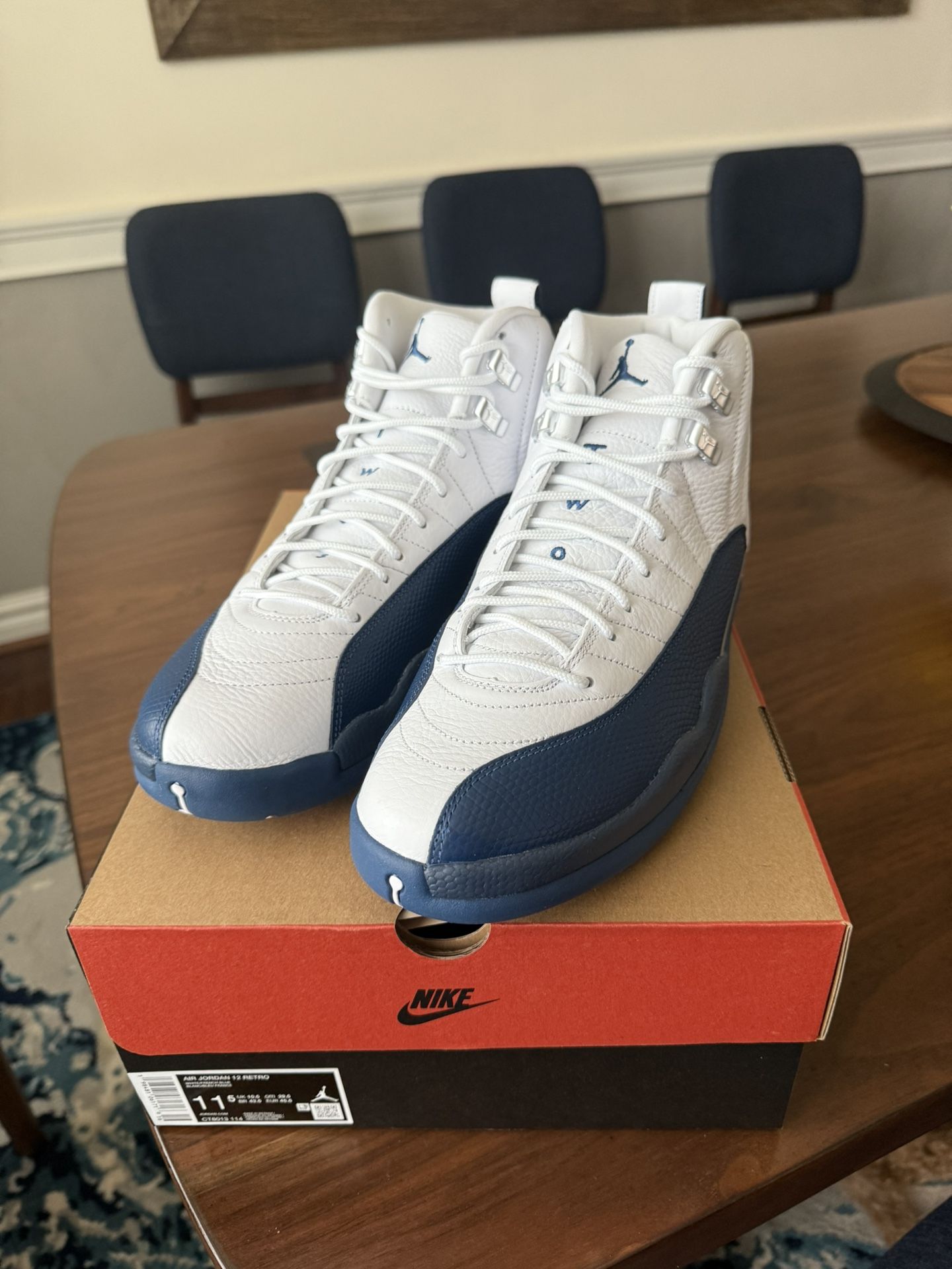 Jordan 12 Retro "French Blue and White" Men's Shoe Size 11.5