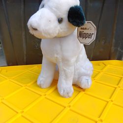 RCA Nipper Stuffed Dog 12"(14)