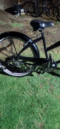 26" Black Beach Cruiser ready to ride