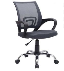 COMPUTER SWIVEL MESH BACK CHAIR, BLACK, NEW $45