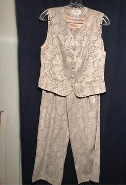 Vintage Talbots vest and pants size 4