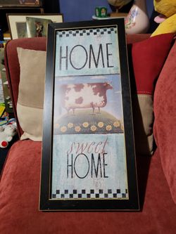 Home sweet Home Cow Theme Picture