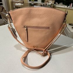 Jessica Simpson Peach Sand Whitney Crossbody Bag.