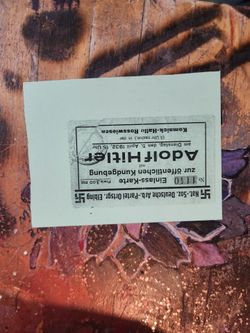 WW 2 memorabilia/  MAKE OFFER