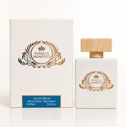 Vanilla Moments Eau de Parfum 3.4 oz (100ml) Long Lasting Vanilla Fragrance for Women