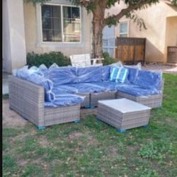 Modular Patio Sofa Set Brand New 7-piece Outdoor Patio Furniture Set 🆕🛺🚎🆕