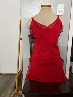 Red Satin Nightie
