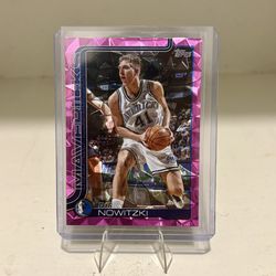 Dirk Nowitzki Pink Holo Card