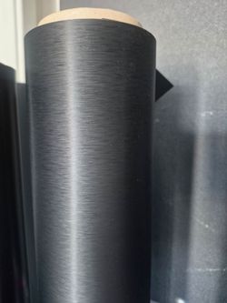 Brush black vinyl wrap by the yard