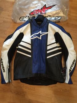 Alpinestars perforated leather motorcycle jacket