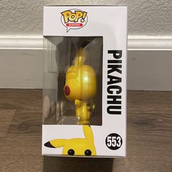 FUNKO POP POKÉMON PIKACHU #553 DIAMOND COLLECTION GAMESTOP EXCLUSIVE