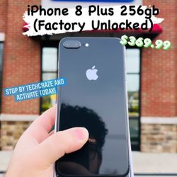 iPhone 8 Plus 256gb Space Gray (Factory Unlocked) **EXCELLENT CONDITION**