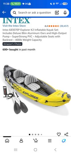 Inflatable kyyak.