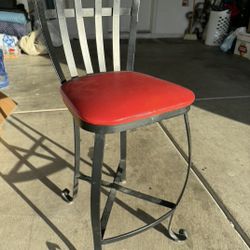 Wrought Iron Bar Stool (Counter Height)