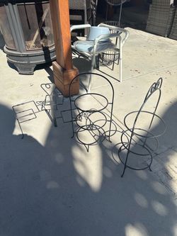 Metal Wire Plant Stands