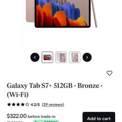 Samsung galaxy Tablet S7+