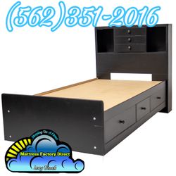 Twin Storage Frame W/ Extra Drawers New 