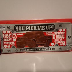Valentine's Day Milk chocolate bar 4.5 OZ -. Perfect for the truck lovers
