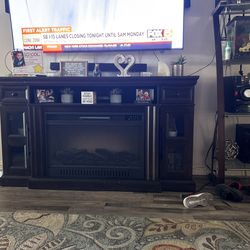 Fireplace TV Console