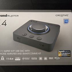 SoundBlaster X4 External Audio Card