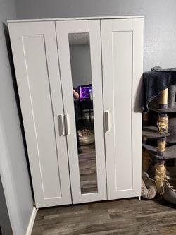 IKEA white closet