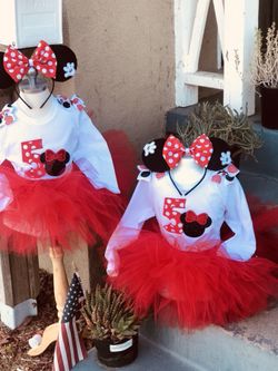 minnie Tutu Set - Custom - Made by Order