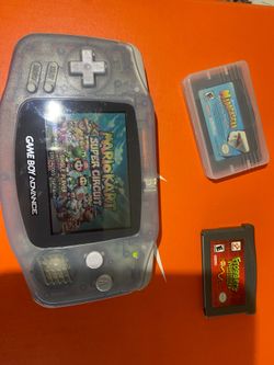 Glacier Gameboy advanced W/3 games
