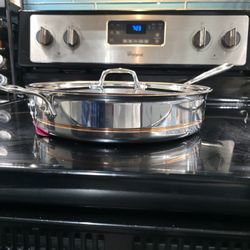 All-Clad Copper Core 5 Qt Saute Pan with Lid