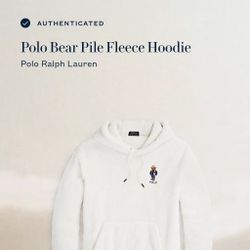 Polo Bear Pile Fleece Hoodie

Polo Ralph Lauren

Worn one time is in good condition. 