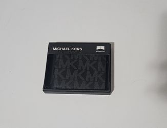 Michael Kors Slim Bifold Wallet- Black